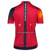 Fietskleding Dames (Fietsshirt + Korte Koersbroek) 2023 INEOS Grenadiers - Rood Donkerblauw